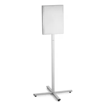 Infoständer Durable 502957 A3 Edelstahl, 638×638×1420 mm, anthrazit/grau