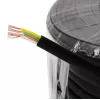 Telefonkabel Helos 014864 50 m Schwarz
