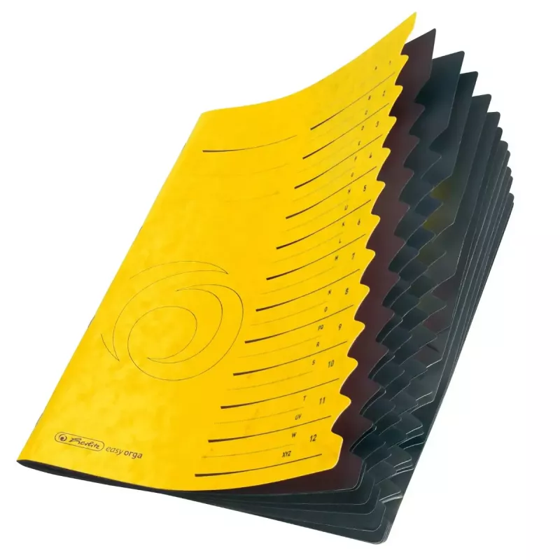 Tab-Index Herlitz 10843340 Gelb A4