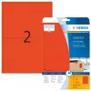 Selbstklebendes Druckeretikett HERMA Coloured Labels A4 199,6x143,5 mm rot Papier matt 40 Stk.