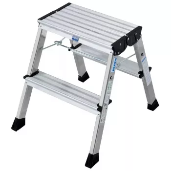 Trittleiter Krause 130037 Aluminium Schwarz