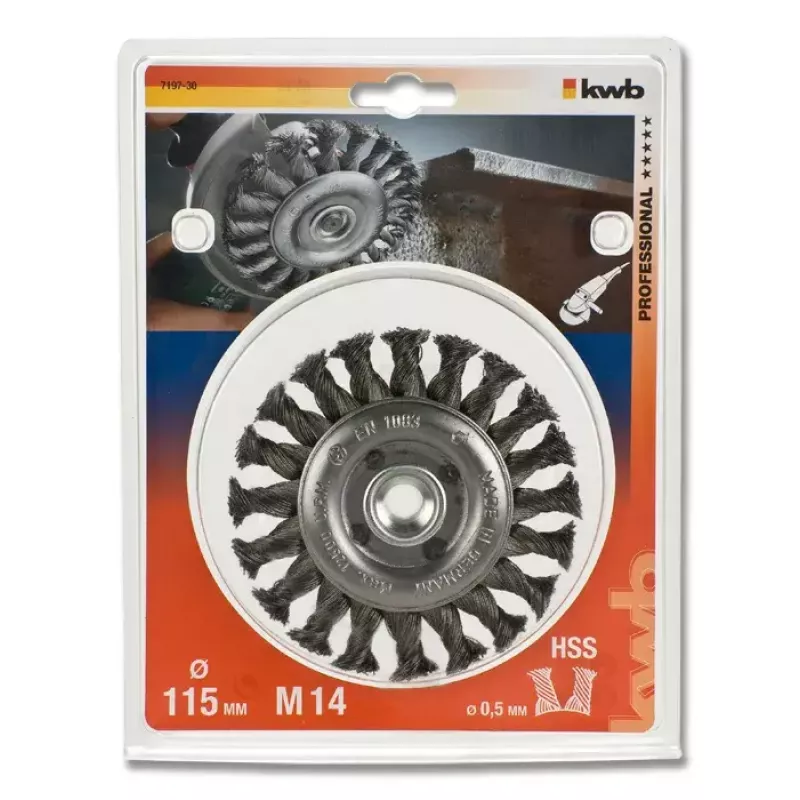 Drahtbürstenrad KWB 719730 11,5 cm