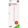 Audiokabel 2GO 797140 0,1 m 3,5 mm Lightning Weiß