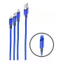 USB-Kabel ShiverPeaks BS14-50071 1,2 m USB A/USB C / Micro-USB B Blau