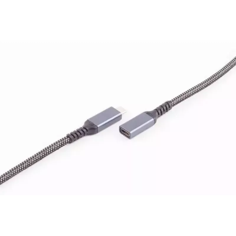 USB-C-auf-USB-C-Kabel ShiverPeaks BS14-75017, USB 3.2 Gen 2 (10 Gbit/s), 2 m, Schwarz/Weiß