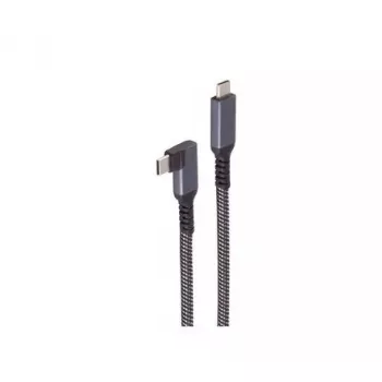 USB-C-auf-USB-C-Kabel ShiverPeaks BS14-75017, USB 3.2 Gen 2 (10 Gbit/s), 2 m, Schwarz/Weiß