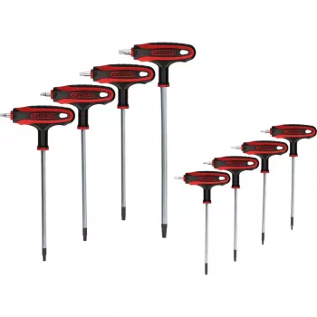 L-Torx-Schlüssel KS Tools 151.8165 Chrom-Vanadium-Stahl 8 Stück