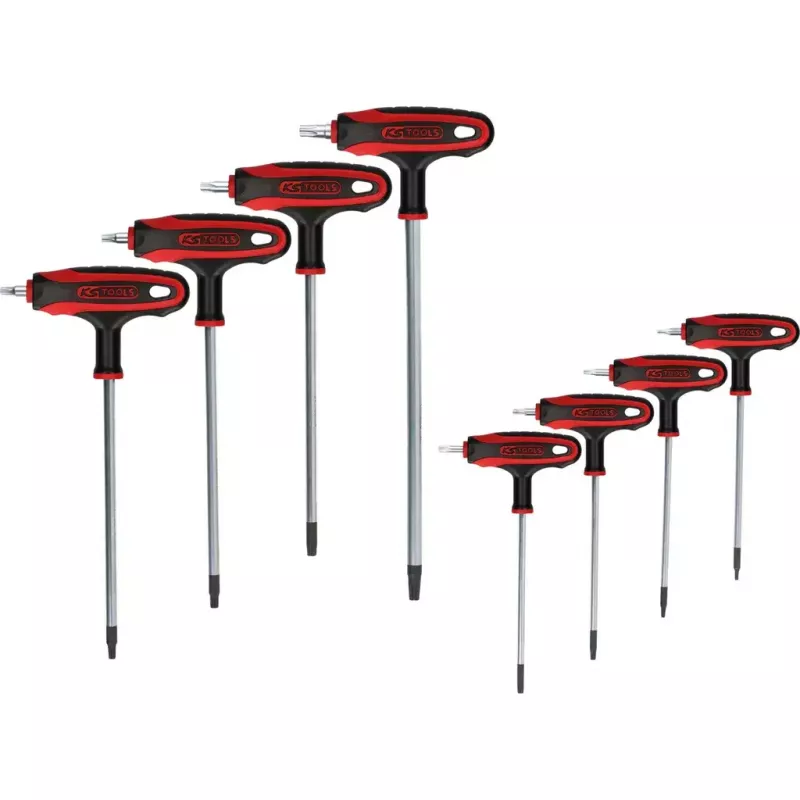 L-Torx-Schlüssel KS Tools 151.8165 Chrom-Vanadium-Stahl 8 Stück