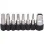Schraubendreherbitsatz KS Tools 911.1480 8-teilig Nickel 25 mm 1/4-Zoll-Schaft DIN 3126 ISO 1173 - E 6,3
