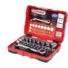 Steckschlüsselsatz KS Tools 918.3050 31 Köpfe Chrom-Vanadium-Stahl