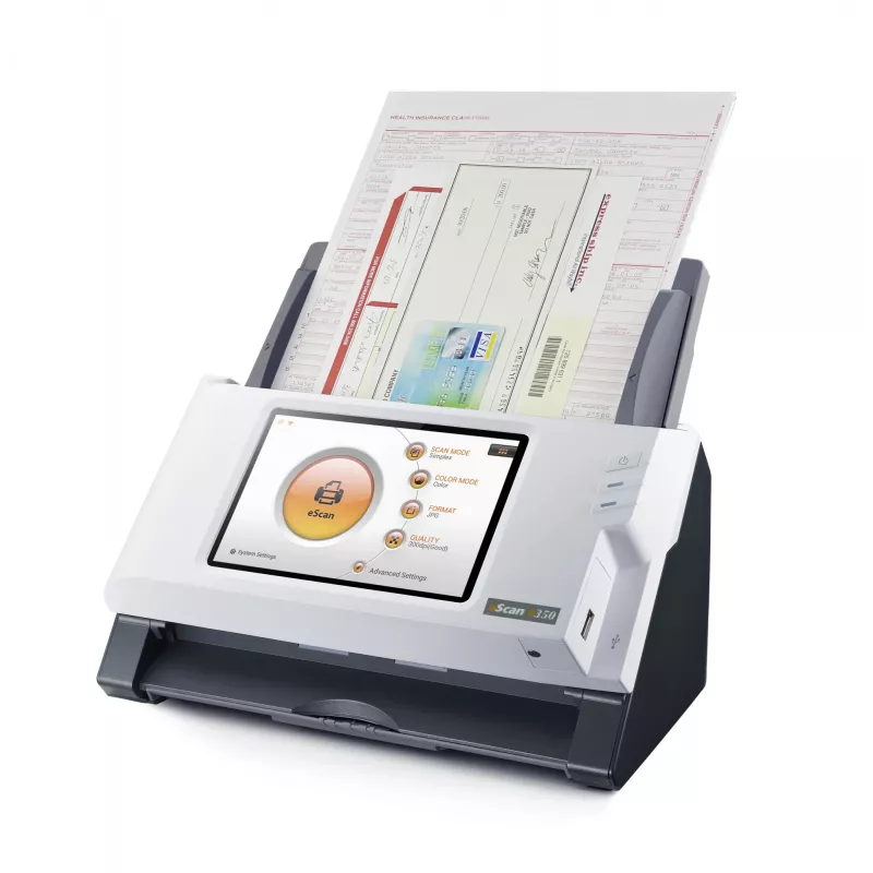 Plustek eScan A280 Essential ADF-Scanner 600 x 600 DPI A4 Schwarz, Weiß