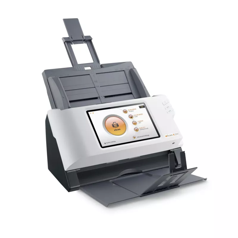 Plustek eScan A280 Essential ADF-Scanner 600 x 600 DPI A4 Schwarz, Weiß