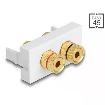 DeLOCK Easy 45 Steckdose Weiß 225 mm 39 mm 45 mm