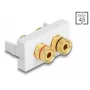 DeLOCK Easy 45 Steckdose Weiß 225 mm 39 mm 45 mm