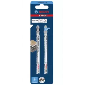 Stichsägeblatt Bosch T 308 BFP Bimetal 2 Stück für Schichtstoffplatten
