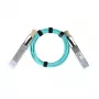 BlueOptics InfiniBand/Glasfaserkabel QSFP56 auf QSFP56 15 m Aqua