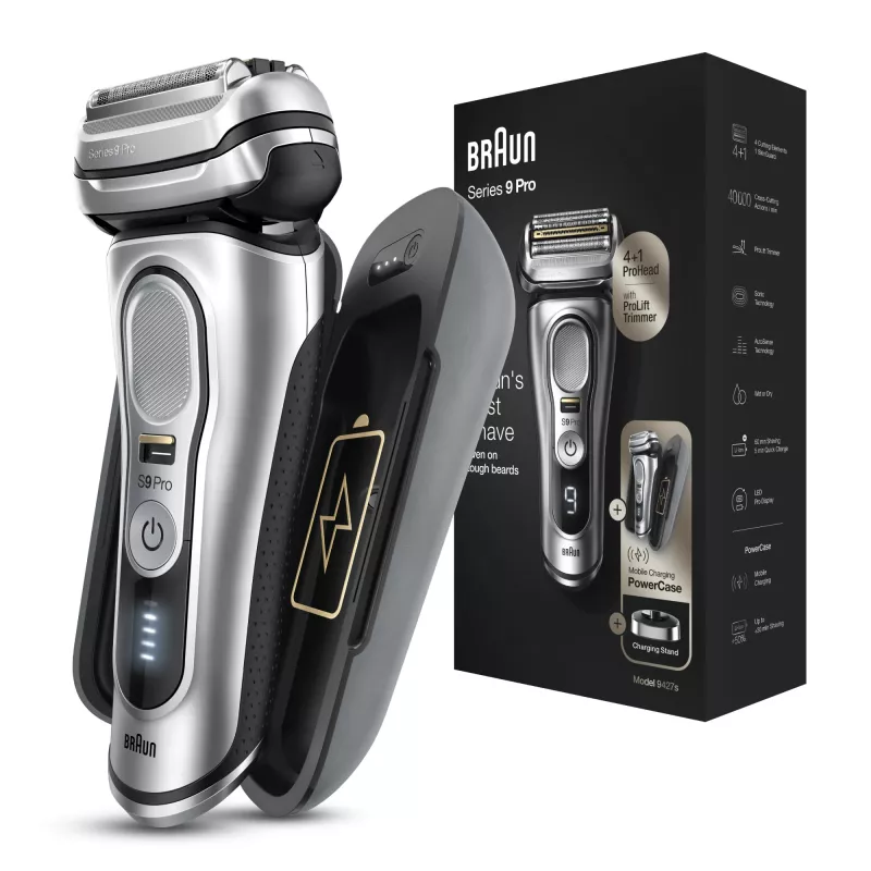 Braun Series 9 Pro 81744531 Herrenrasierer Folienrasierer Trimmer Silber