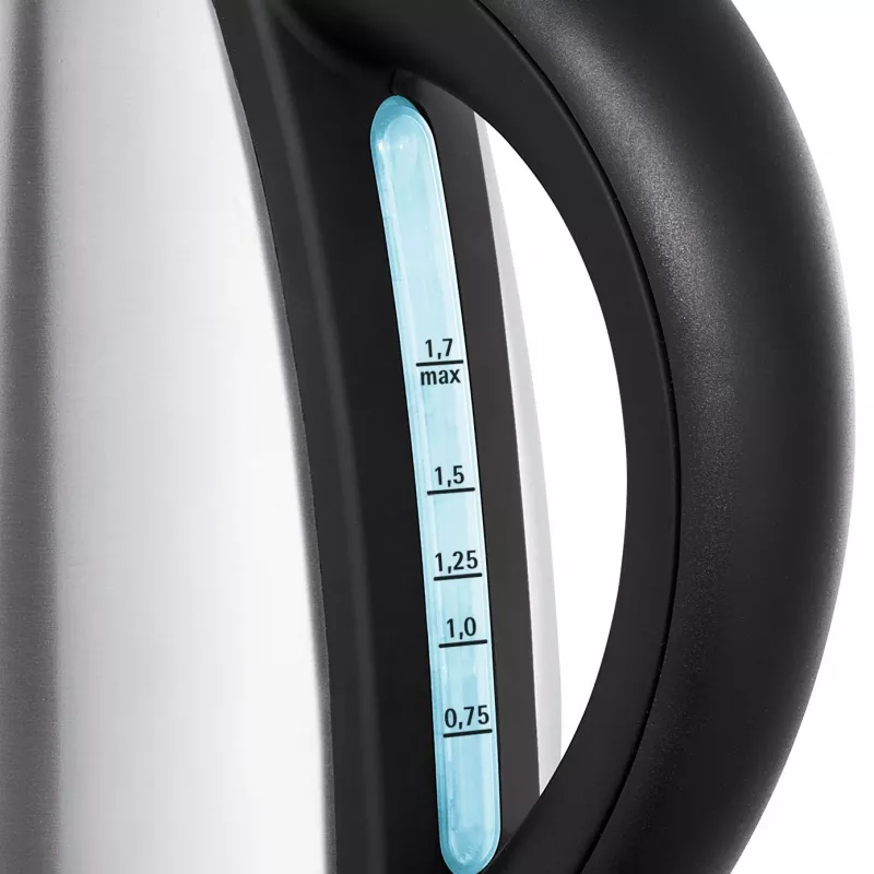 WMF Bueno 0413080011 Wasserkocher 1,7 l 2400 W Schwarz, Edelstahl