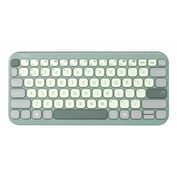 Kabellose Bluetooth 75% ASUS Marshmallow KW100 Tastatur — QWERTZ-Layout, Scherenschalter, grün, für Zuhause