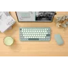Kabellose Bluetooth 75% ASUS Marshmallow KW100 Tastatur — QWERTZ-Layout, Scherenschalter, grün, für Zuhause