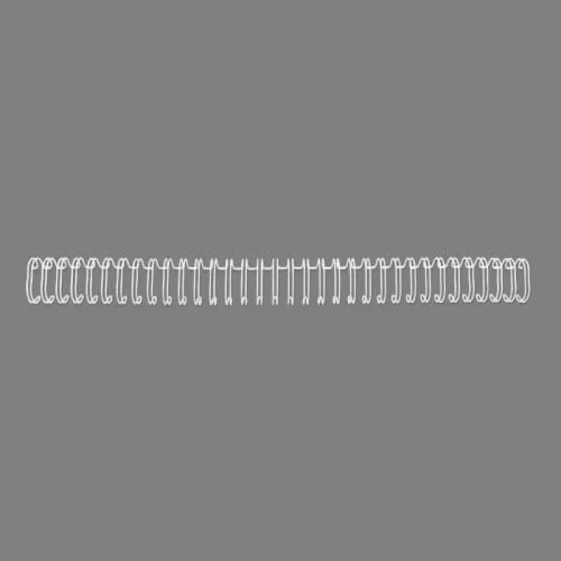GBC Wirebindekämme 3:1 NO8 12,5 mm A4, weiß, 100 Stück