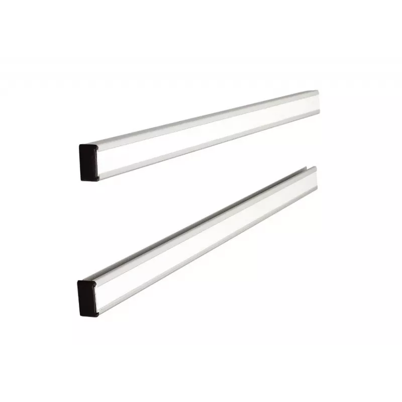 Nobo T-Card Support Rails 15 Link, Aluminium, Grau, 481 mm, 13 mm, 307 g, 68 mm