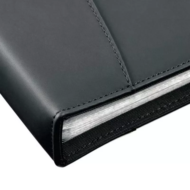 Rexel Soft Touch Smooth A4 Display-Buch 24 Hüllen Schwarz, Schwarz, 24 Hüllen, A4, 530 g, 237 mm, 324 mm