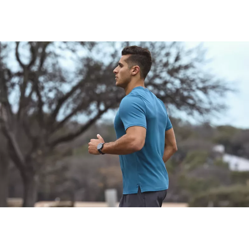 Smartwatch Amazfit W2558GL2N — 1,32 Zoll (3,35 cm) AMOLED 466×466 px, GPS, 365 mAh, Silikonarmband (blau)