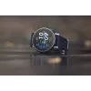 Smartwatch Amazfit W2558GL2N — 1,32 Zoll (3,35 cm) AMOLED 466×466 px, GPS, 365 mAh, Silikonarmband (blau)
