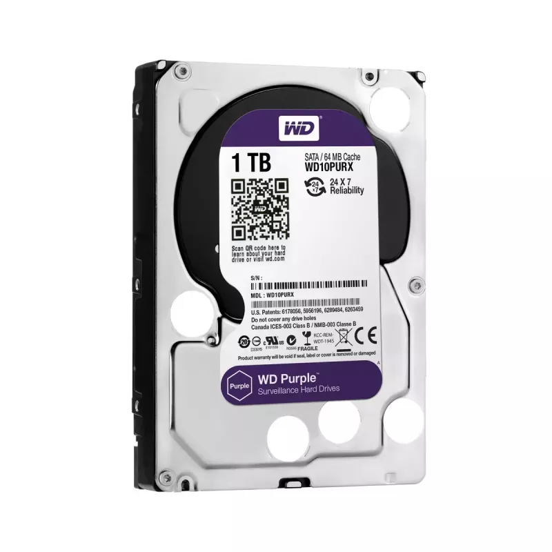 HDD Western Digital 1000 GB 3,5 Zoll Serial ATA III WD10PURX