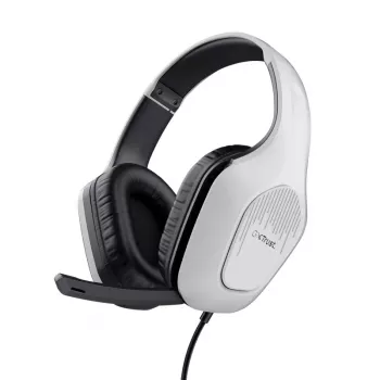Trust GXT 415PS ZIROX Headset Kabelgebunden Head-band Gaming Schwarz, Weiß
