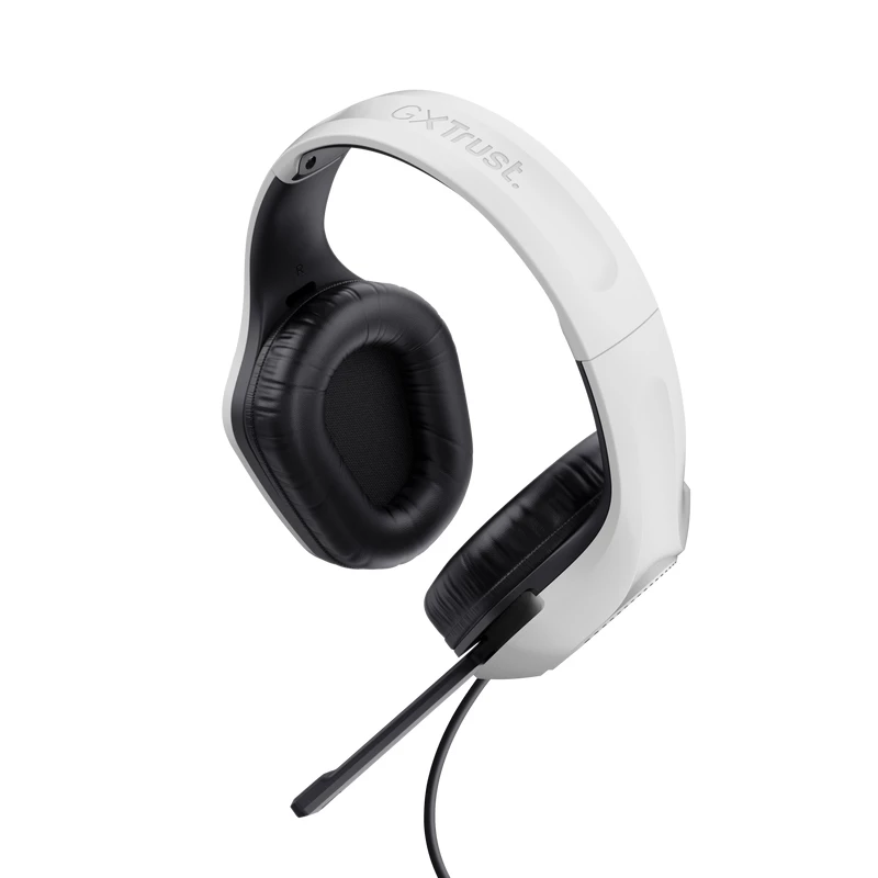 Trust GXT 415PS ZIROX Headset Kabelgebunden Head-band Gaming Schwarz, Weiß