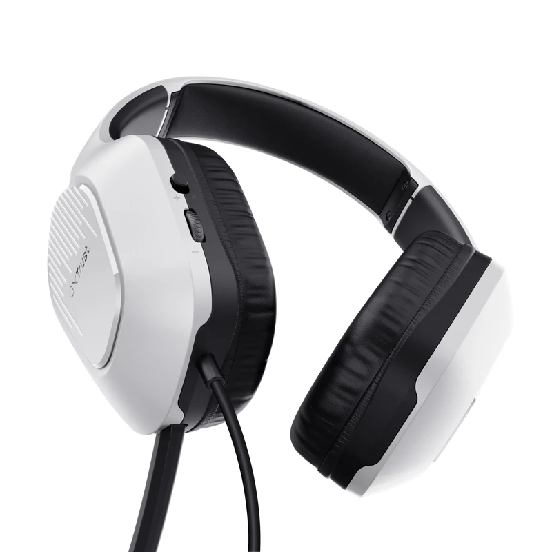 Trust GXT 415PS ZIROX Headset Kabelgebunden Head-band Gaming Schwarz, Weiß