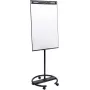 Mobile Flipchart mit rundem Fuß Legamaster SKETCH EASY – Stahl, 5 Räder, 720×600 mm