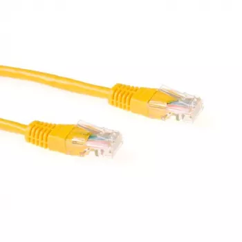 ACT Gelbes 5 Meter U/UTP CAT6 Patchkabel mit RJ45-Steckern