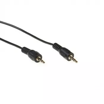 ACT 2,50 Meter Audio-Verbindungskabel 1x 3,5 mm Klinkenstecker - 1x 3,5 mm Stereo-Klinkenstecker