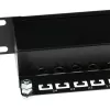 ACT Patchpanel CAT5E geschirmt 24 Ports mit Abdeckung