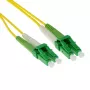 ACT 1 Meter LSZH Singlemode 9/125 OS2 Glasfaser-Patchkabel Duplex mit LC/APC8-Steckern