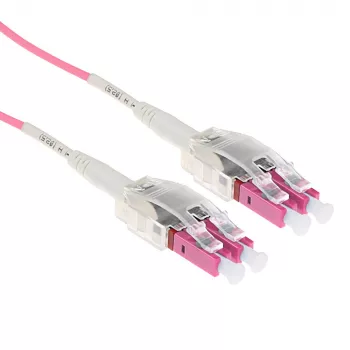 ACT 20 m Multimode 50/125 OM4 Polarity Twist Glasfaserkabel mit LC-Steckern