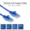 ACT Blau 7 Meter LSZH U/UTP CAT6 Datacenter Slimline Patchkabel mit RJ45-Steckern