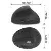 Maus ACT kabellose ergonomische Maus 1600 DPI RF kabellos
