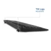 ACT kabelloses Tastatur-Maus-Set (Qwerty), leiser Klick, umweltfreundlich, aus recycelten Materialien