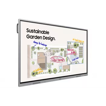 Samsung WE65FX interaktives Whiteboard 165,1 cm (65 Zoll) 3840 x 2160 Pixel Touchscreen Grau HDMI