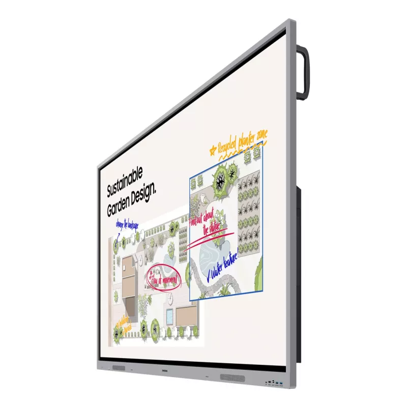 Samsung WE65FX interaktives Whiteboard 165,1 cm (65 Zoll) 3840 x 2160 Pixel Touchscreen Grau HDMI