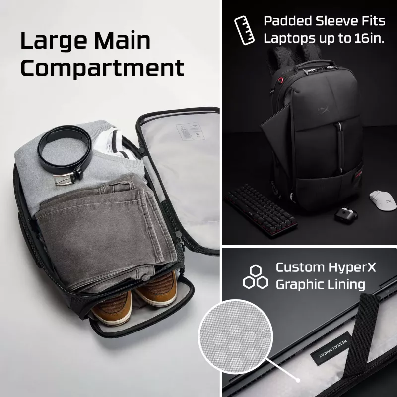 HyperX Knight Rucksack, Rucksack, 907 g
