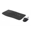 HP 680 Comfort Dual-Mode Tastatur-Maus-Set, Full-Size (100%), Kabellos, RF Wireless + Bluetooth, QWERTY, Schwarz, Maus enthalten