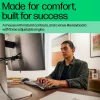 HP 680 Comfort Dual-Mode Tastatur-Maus-Set, Full-Size (100%), Kabellos, RF Wireless + Bluetooth, QWERTY, Schwarz, Maus enthalten