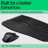 HP 680 Comfort Dual-Mode Tastatur-Maus-Set, Full-Size (100%), Kabellos, RF Wireless + Bluetooth, QWERTY, Schwarz, Maus enthalten