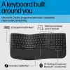 HP 680 Comfort Dual-Mode-Tastatur, Volle Größe (100%), Kabellos, RF Wireless + Bluetooth, QWERTY, Schwarz