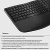 HP 680 Comfort Dual-Mode-Tastatur, Volle Größe (100%), Kabellos, RF Wireless + Bluetooth, QWERTY, Schwarz